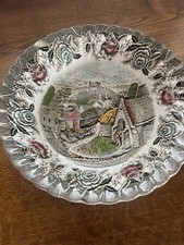 Deep Porcelain Bowl - British Anchor English Country Scenes