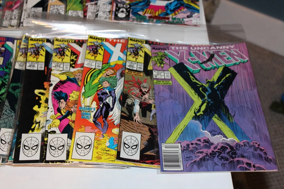 Near Complete Run Uncanny X-men 251-299 Comics NM avg Wolverine Set missing 266 - Image 2 of 4