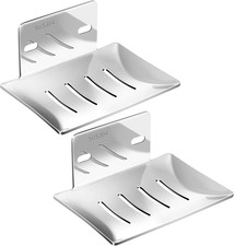 Wall Mounted Soap Dish, Bath Soap Dish for Shower, 304 Stainless Steel Wall Moun