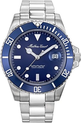 Mathey-Tissot Mathy Vintage Quarzuhr, 42mm, H901ABU