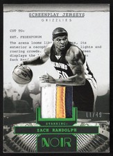 2024-25 NOIR SCREENPLAY JERSEYS GREEN ZACH RANDOLPH JERSEY 3 COLORS 11/49