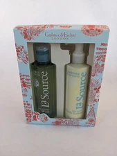 NEW Crabtree & Evelyn LA SOURCE Relaxing Body Wash & Body Lotion 8.5 oz 250ml