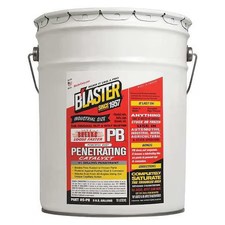 Blaster 5-pb Penetrating Lubricant 5 Gal Pail Mineral Oil Base 120 Degrees
