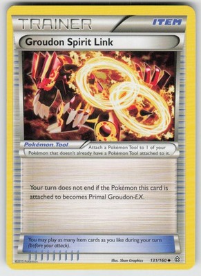 GGC-4 Groudon Spirit Link 131/160 Uncommon XY - Primal Clash