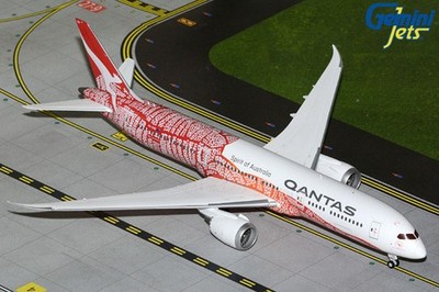 G2QFA1480 GeminiJets 787-9 Dreamliner 1/200 Model Yam Dreaming Qantas Airways