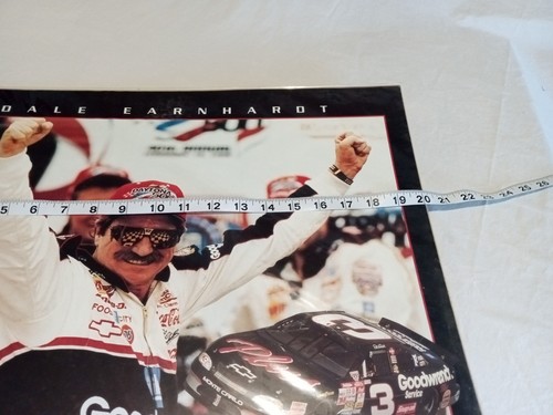 Dale Earnhardt Sr 3 Daytona 500 Victory Circle Picture Cardboard Frame 16x20” - Picture 3 of 4