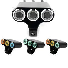 Motorcycle Handlebar Switch 3 Button LED Light Aluminum for ATV for Dirt Bike