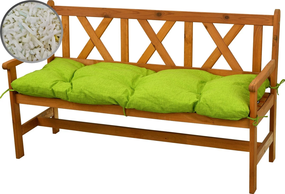 Cuscino per panca da esterno in pelle impermeabile, a 2/3 posti, per divano da giardino, sdraio, veranda, sala da pranzo (180 x 40 x 5 cm, blu