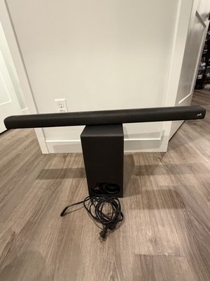 POLK AUDIO SIGNA S1 SOUNDBAR AND WIRELESS POWERED SUBWOOFER No Remote Free Ship