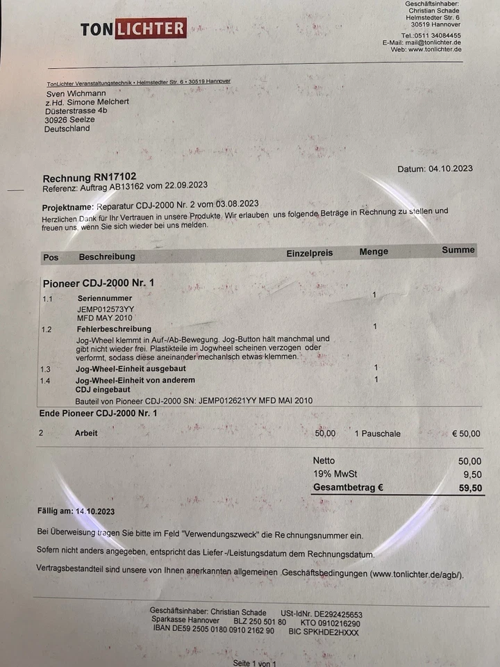 Pioneer 2 x CDJ 2000 Inkl. Case - Bild 4 von 4