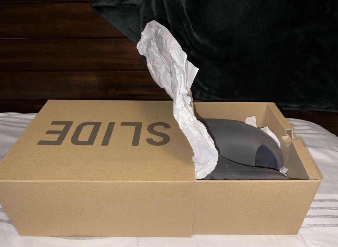 adidas gazelle silver green womens adidas Yeezy Slide Onyx | HQ6448