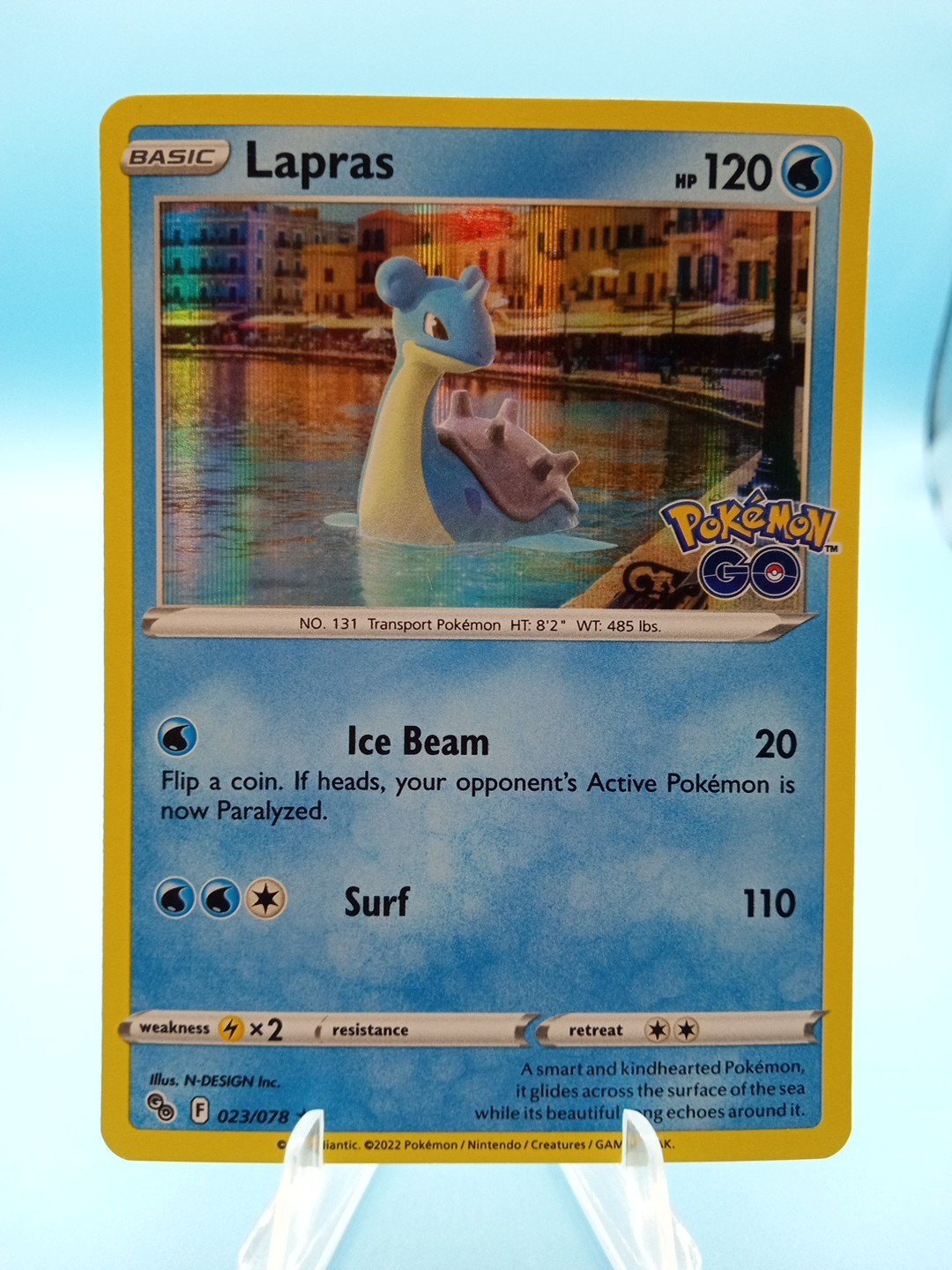 2022 Pokemon Go Lapras #023