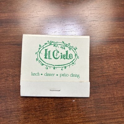 IL CIELO 9018 BURTON WAY MATCHBOOK, BEVERLY HILLS, CALIFORNIA WEDDINGS PARTIES
