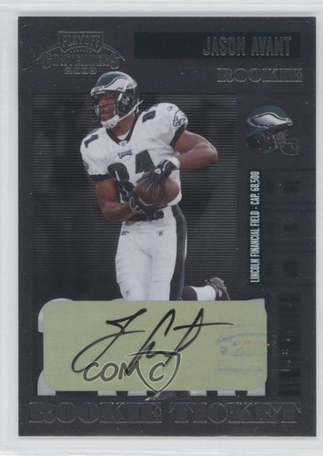 Jason Avant [Autograph] #114 2006 Playoff Contenders card