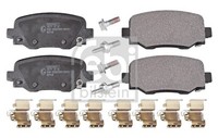 Febi Bilstein Bremsbelagsatz Scheibenbremse 170623 FüR Jeep Cherokee KL VAN CRD
