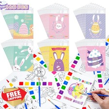 Easter Coloring Books 24 Pack - Kids Basket Stuffers Art Crafts
