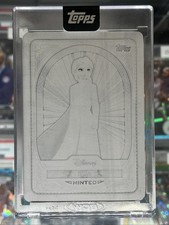 2025 Topps Disney Mint Elsa Frozen #110 Black Printing Plate 1/1