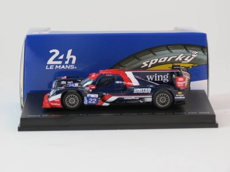 Spark Oreca 07 Gibson #22 Jarvis Garg Siegel 24h Le Mans 2024 1/64 Y398 - Immagine 3 di 4