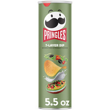 Pringles 7-Layer Dip Potato Crisps Chips, Lun...