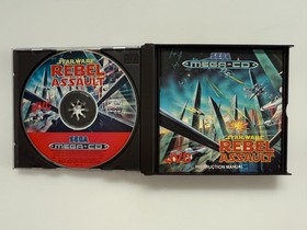 Star Wars Rebel Assault Sega Mega CD - UK PAL VGC CIB - High Quality Packing