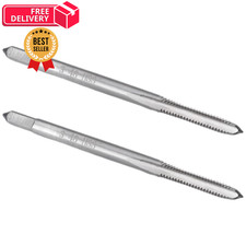 Burkit 2pcs No 3-48 UNC Thread Tap Right Hand #3-48, Silver