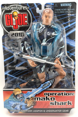 GI JOE Operation Mako Shark 1999 MIP Adventures of GI Joe 2010 Edition