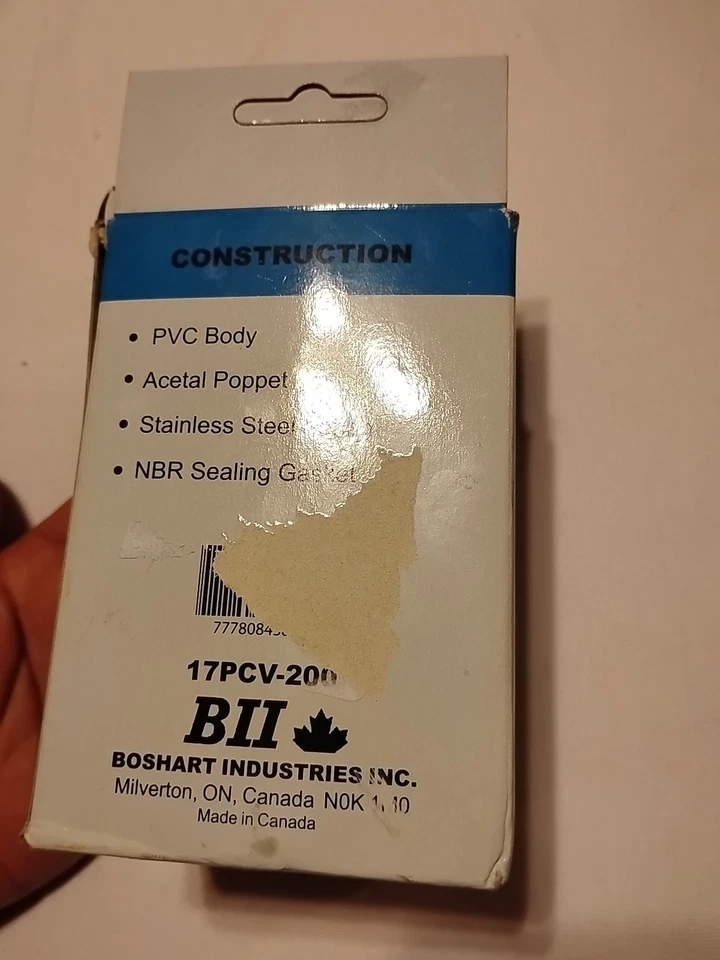 Boshart Industries 17PCV-200 2 in. Lead Free PVC Check Valve 150 Psi At 73°F - Image 3 of 4