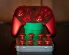Nintendo Switch Pro Controller Modified   TMR Joysticks   New Battery