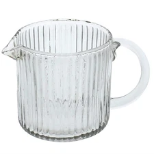 HomArt Ribbed Glass Pitcher