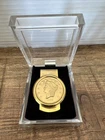 Vintage Kellogg & Co Replica 1854 Liberty Head Gold Coin Money Clip in Case