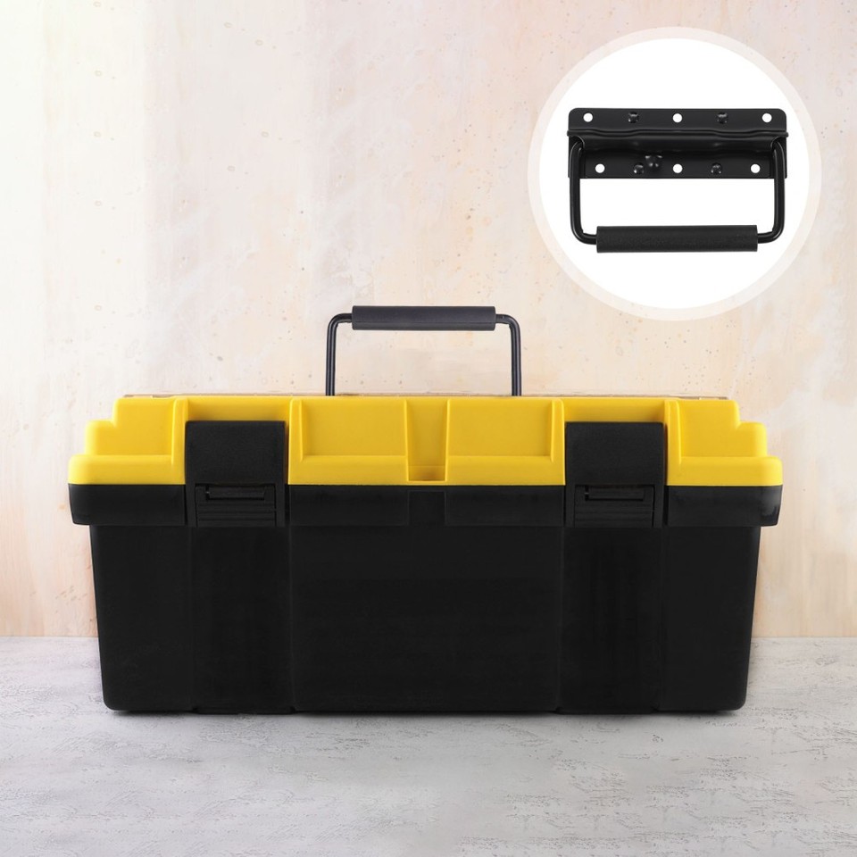 Reusable Heavy Duty Spring Loaded Iron Handle for Tool Box and Storage ...
