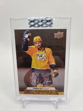 ROMAN JOSI 2021 Upper Deck Canvas Collection Autograph Nashville Predators
