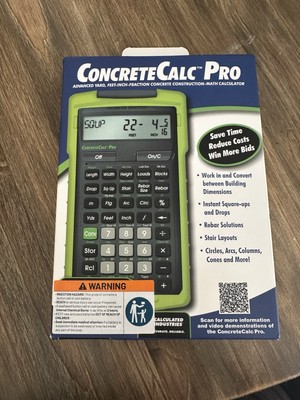 Calculated Industries 4225 Scientific Calculator Brand New