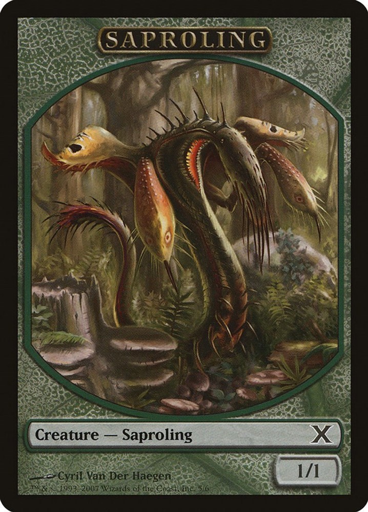 Saproling Token - 5 - LP - 10th Edition