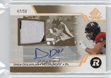 2025 SP Game Used Edition CFL 47/50 Drew Desjarlais #CFL-DD Patch Auto l5u