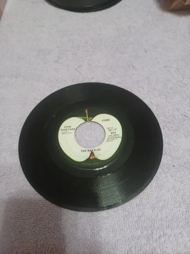 Vintage 45rpm Beatles Apple Record Come Together & Something VGC Plays Well