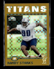 2004 Topps Chrome #272 Randy Starks Gold Xfractors #/279