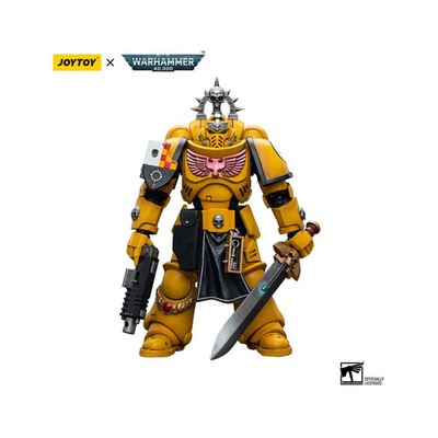 JoyToy Space Marines - Imperial Fists - Lieutenant with Power Sword 1/18 - Warha