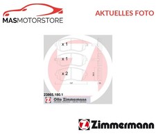 SATZ BREMSBELÄGE BREMSKLÖTZE ZIMMERMANN 238651801 P FÜR SUBARU IMPREZA
