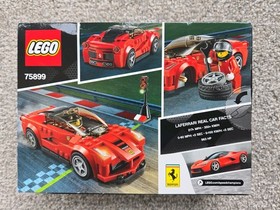 Lot of Two LEGO SPEED CHAMPIONS 75899 Laferrari & 75890 Ferrari F40 Competizone