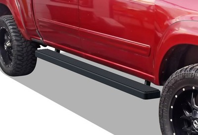 iBoard Running Boards 5 inches Matte Black Fit 04-06 Toyota Tundra Double Cab