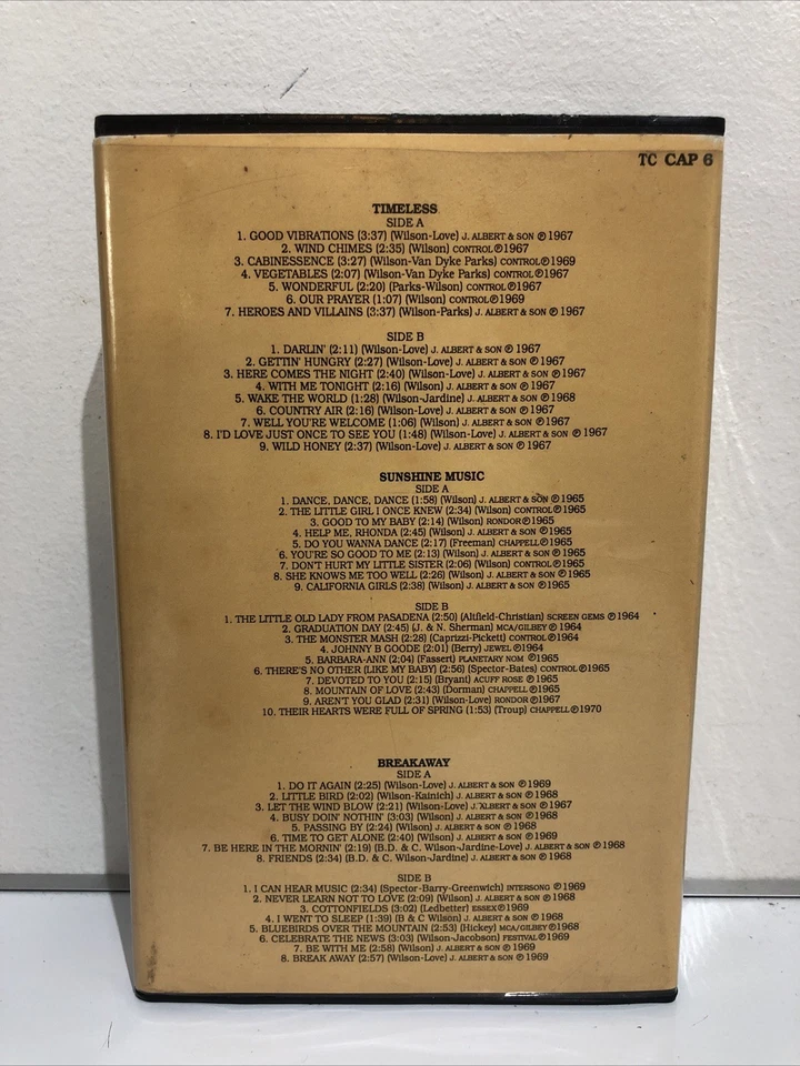 The Beach Boys The Capitol Years Cassette Box Set x 6 Tapes + Booklet - GC - Image 3 of 4