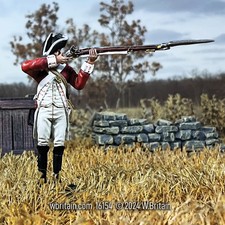 W.Britain 16154 43rd Regiment of Foot Battalion Coy Marching, 1780 Britains 