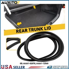 For Toyota Corolla 2003-2008 Rubber Trunk Lid Weatherstrip Gasket Seal Strip D