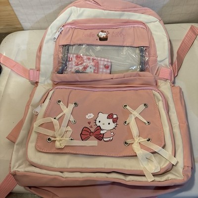 Cartoon My Melody Backpack Hello Kitty Student Schoolbag Shoulders Bag-A5