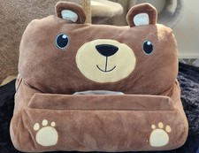 Life Concepts Plush Bear Tablet/Book Pillow Stand Hands Free Viewing Pocket