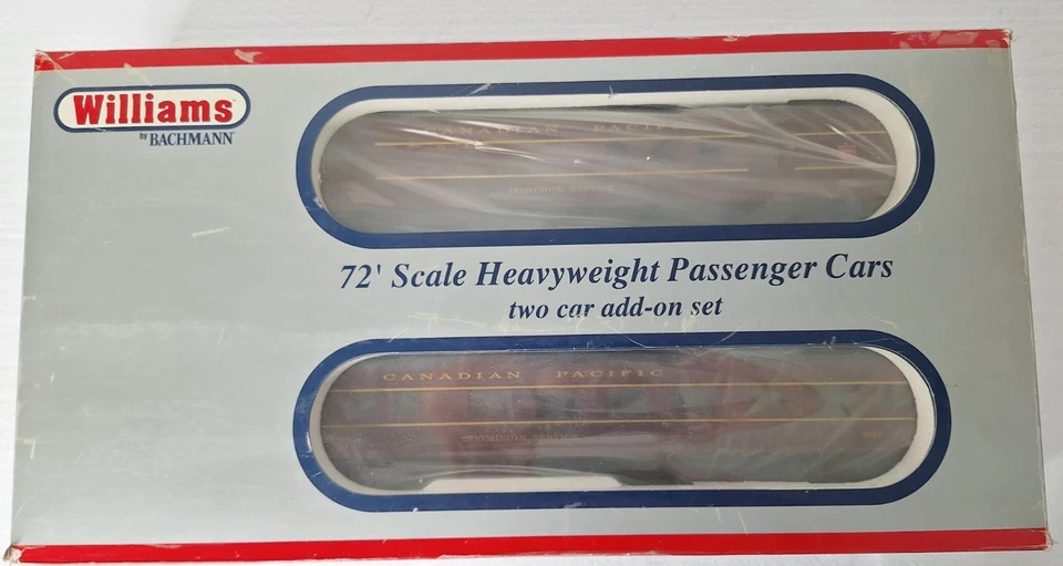 Williams O Gauge #43301 72' Heavyweight Canadian Pacific 2 Car Add-On Set - Image 2 of 4