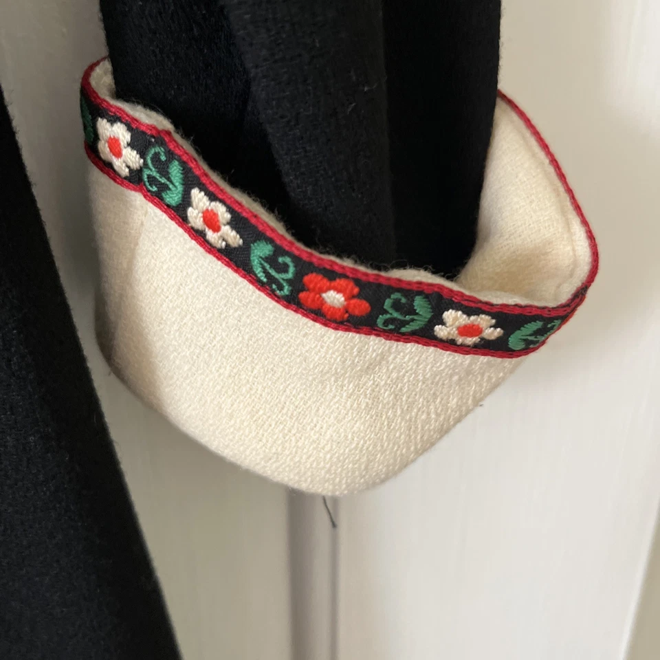 Vestido RODRIGUES Vintage Elegante Detallado Lana Ver Descripción Para Talla Foto 4 de 4