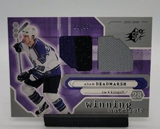 2003-04 SPx - Winning Materials Adam Deadmarsh 3 Color  #WM-AD /99 (MEM)