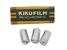 Vintage Kiku Film Micro Tiny Camera Spy Film Kikufilm Panchromatic 1950s 3 Rolls